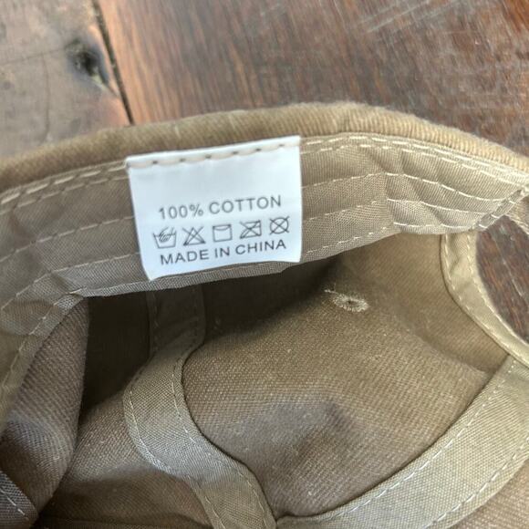 WICKED Baseball Hat Tan with Pink & Green graphics - Picture 4 of 4